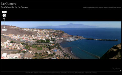 Gigapan de San Sebastián de La Gomera