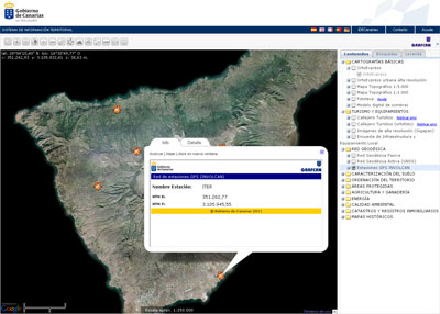 Estaciones GPS de Canarias (INVOLCAN)